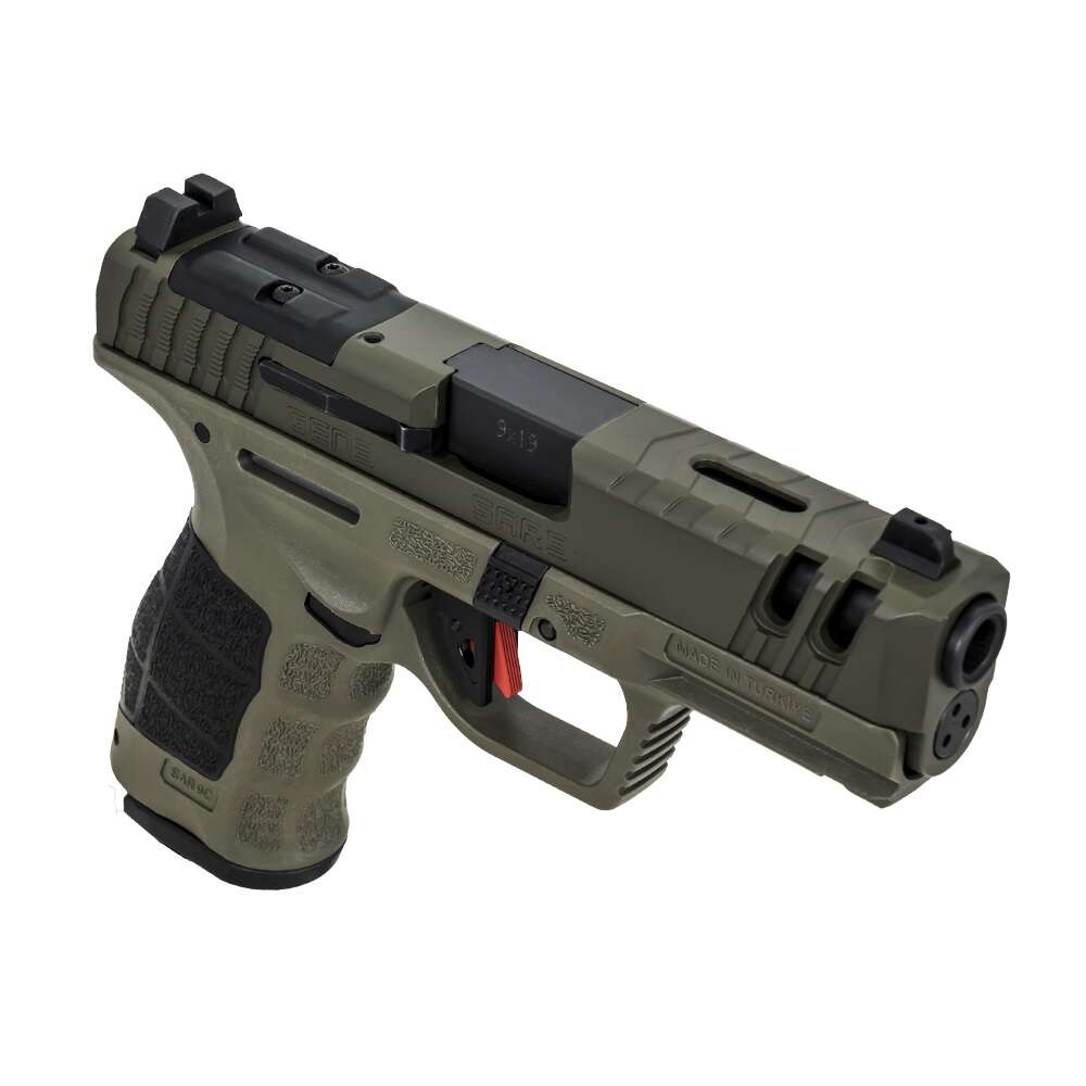 Handguns SAR Firearms SAR9 Compact Gen 3 9mm SAR9 CMPT GEN3 9MM ODG 4" 15+1 • OD GREEN CERAKOTE